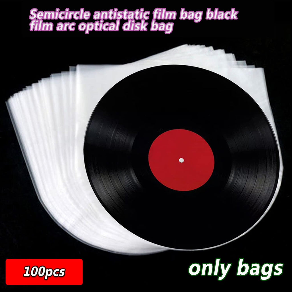 12'' Vinyl Record Inner Sleeves 100 Pieces Anti Static LP Record Protective Inner Sleeves Covers