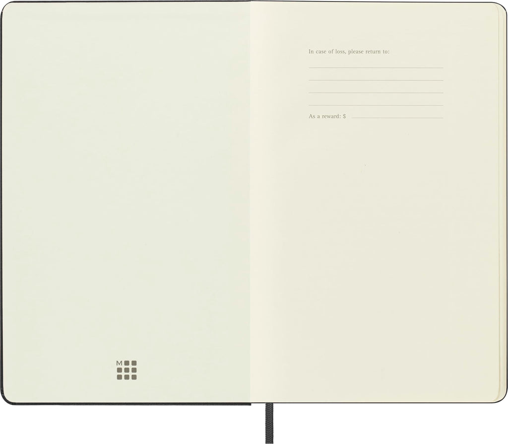 Moleskine Art Sketchbook, Hard Cover, Large (5" x 8.25") Plain/Blank, Black, 104 Pages