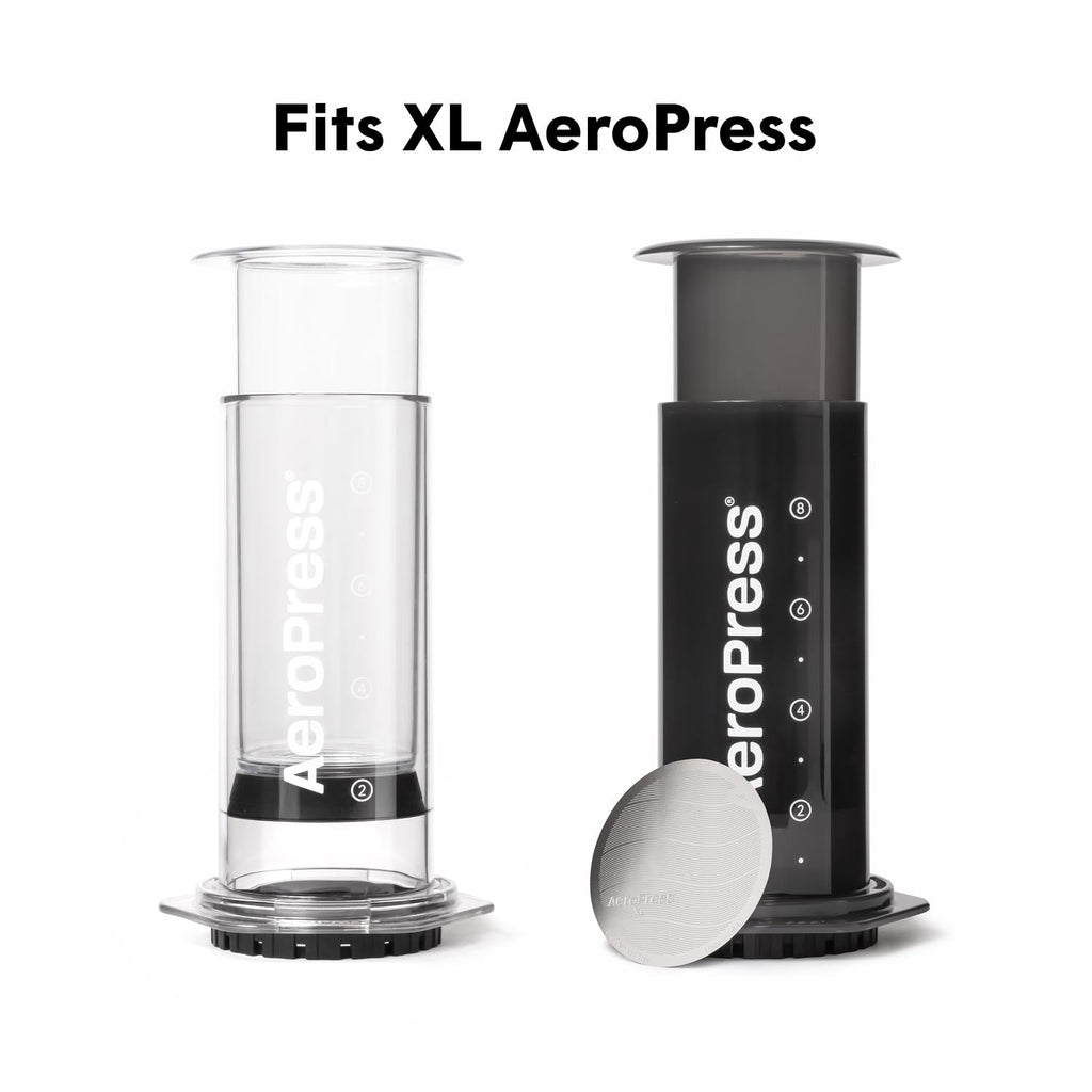 AeroPress XL 316 Stainless Steel Reusable Filter, Durable Metal Coffee Filter, Sustainable, Eco-Friendly, Travel-Friendly, Fits XL Size AeroPress Manual Coffee Makers