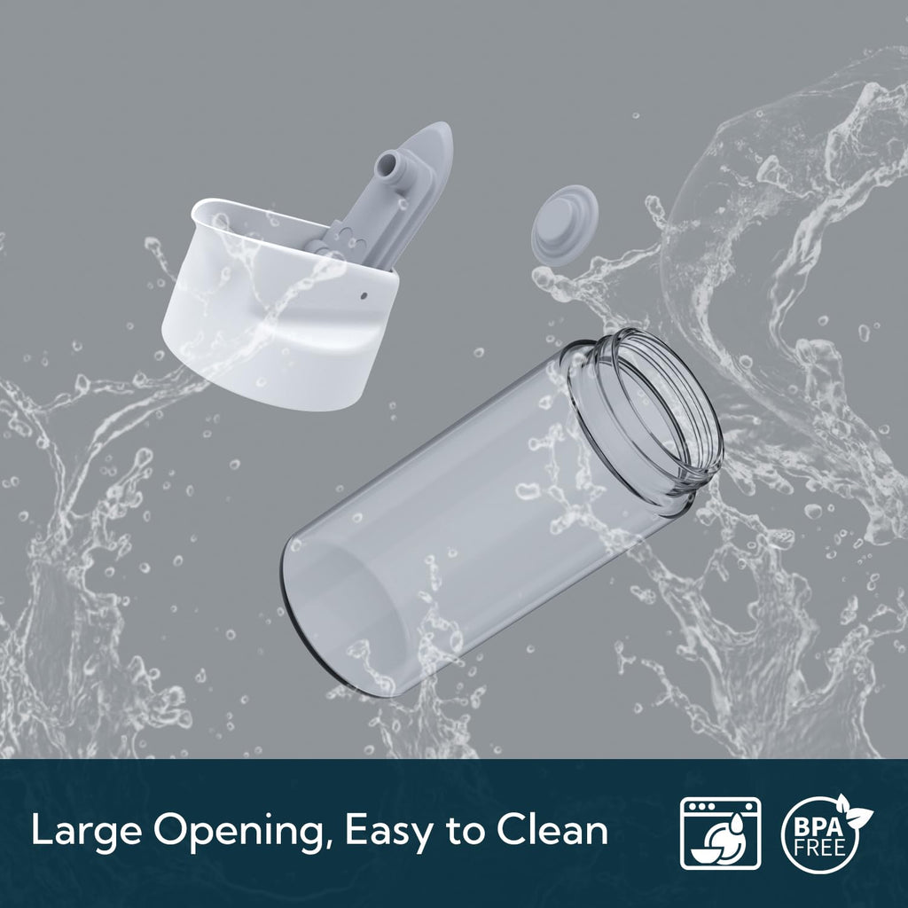 Glass Creamer with Fresh-Keeping Lock Mechanism, Drip-Free Spout, 12 oz Milk Pitcher with Lid, Borosilicate Glass Creamer Container, Dishwasher Safe