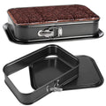 Large Springform Cake Pan Non-Stick, 14 x 9.5 Inch Rectangle Cheesecake Pan, Tiramisu Bakeware with Removable Bottom Baking Pan Mold Leakproof (14 x 9.5 Inch)