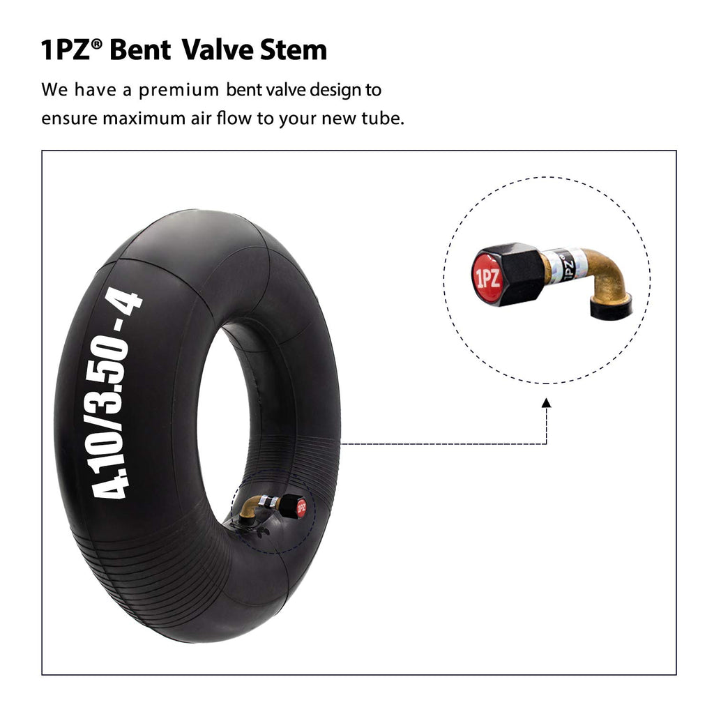 1PZ GR4-43W 4.10/3.50-4 4.10-4 410-4 Tire Tyre & Inner Tube for Garden Rototiller Snowblower Mowers Hand Truck Wheelbarrow Go Kart Kid ATV Wheeler