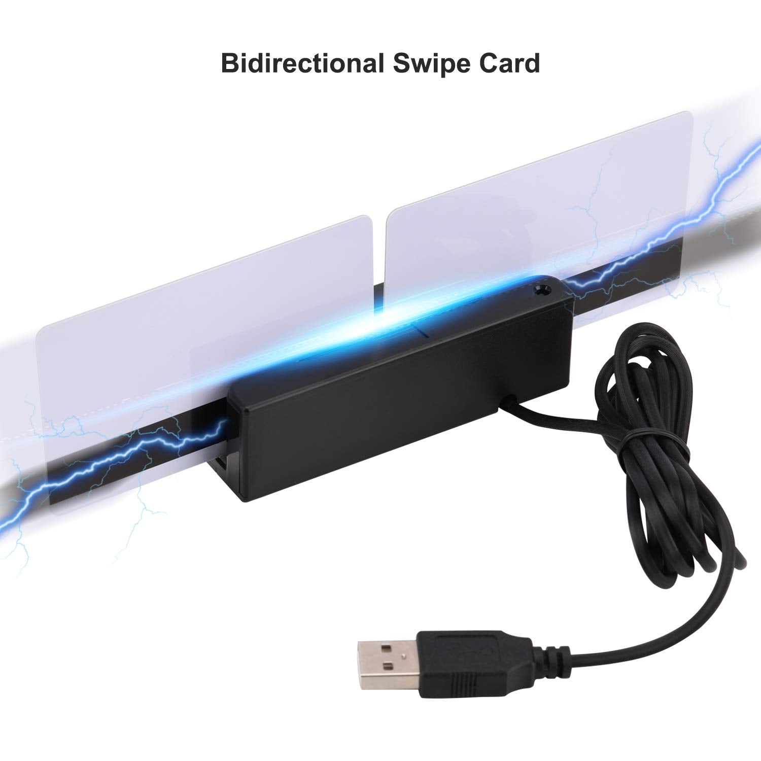 MSR90 USB Magnetic Credit Card Reader Stripe Swipe Magstripe Scanner 3 Tracks Mini Smart Card Reader MSR605 MSR606 Deftun