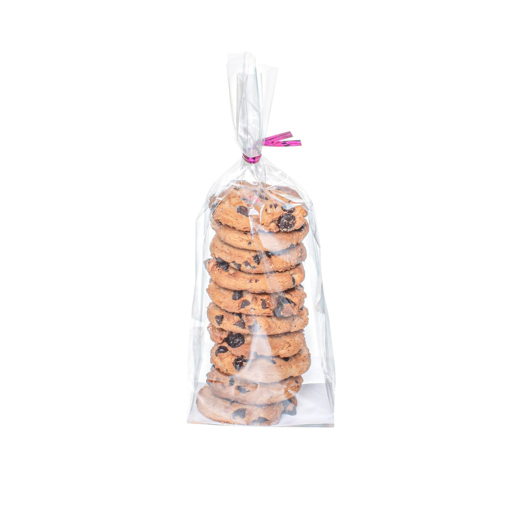 Restaurantware-Flat Bottom Heat Seal Sandwich Bags, Heat Sealable Food Bags - Gusset Bag with Paper Insert - Clear - 3 x 2 x 8 Inch - 100ct Box - Bag Tek