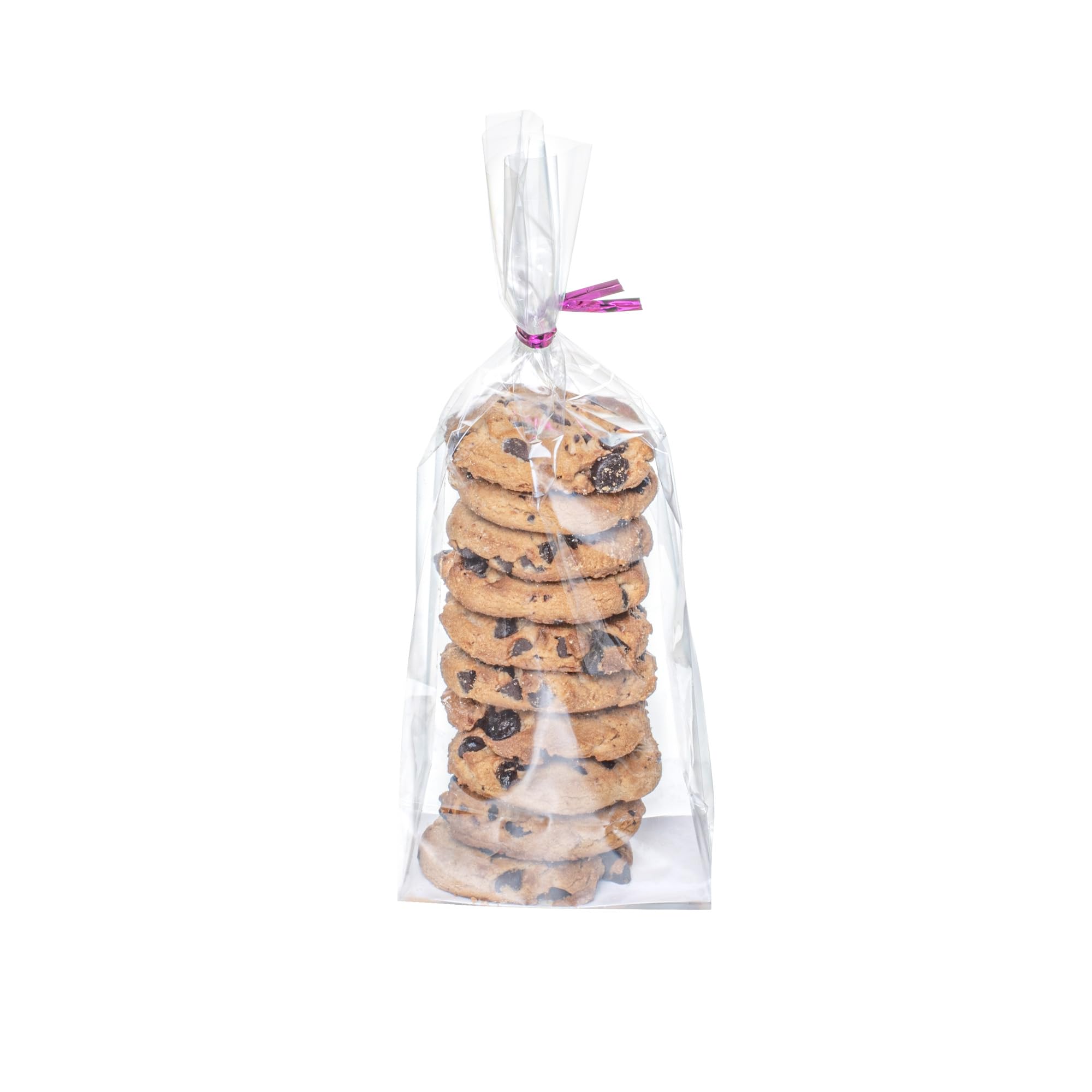 Restaurantware-Flat Bottom Heat Seal Sandwich Bags, Heat Sealable Food Bags - Gusset Bag with Paper Insert - Clear - 3 x 2 x 8 Inch - 100ct Box - Bag Tek