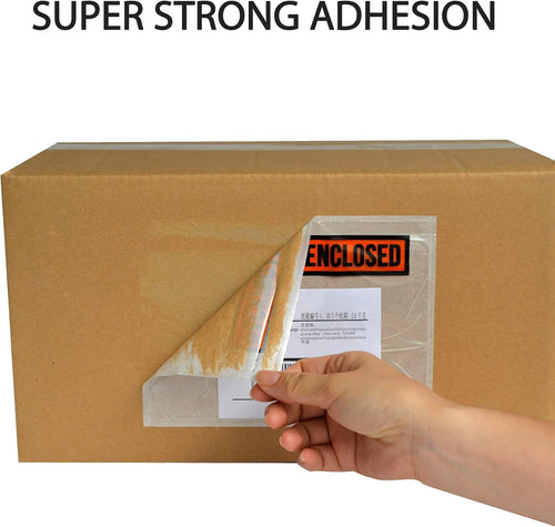 1000 PCS 4.5"x 5.5"Packing List Envelopes Packing Slip Pouches Self-Adhesive Plastic Shipping/Mailing Pouch Enclosed Bags for Packing Slips Invoice Label