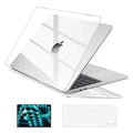 EooCoo Compatible with MacBook Air 15 inch Case 2026-2023 M5 A3448 M4 A3241 M3 A3114 M2 A2941 Liquid Retina Display, Protective Hard Shell Case + Keyboard Cover + Screen Protector, Crystal Clear