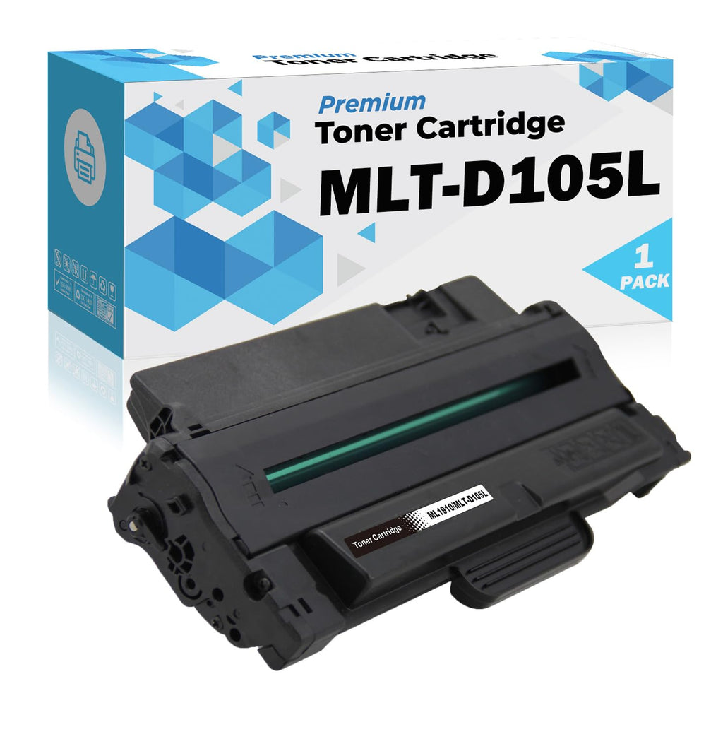 Ultra Toner® Compatible Replacement for Samsung MLT-D105L Toner Cartridge D105L mltd105 mlt-d105l for ML-1910 1915 ML-2525 2525W 2540R 2545 2580n SCX-4600 SCX-4623F 4623FN 4623FW SF-650 650P (1 Pack)