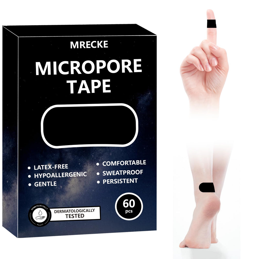 Black Binding Tape (60 Pack) Strong Adhesive Multi-Functional Trial No-glued Removal Suitable for Books Bowling Heel，Finger-60