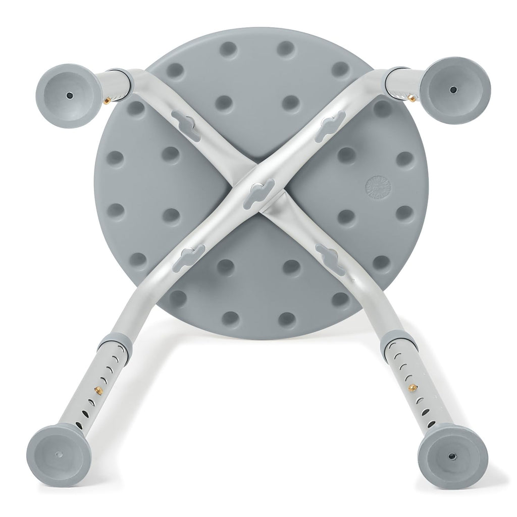 Medline Round Shower Stools, Grey