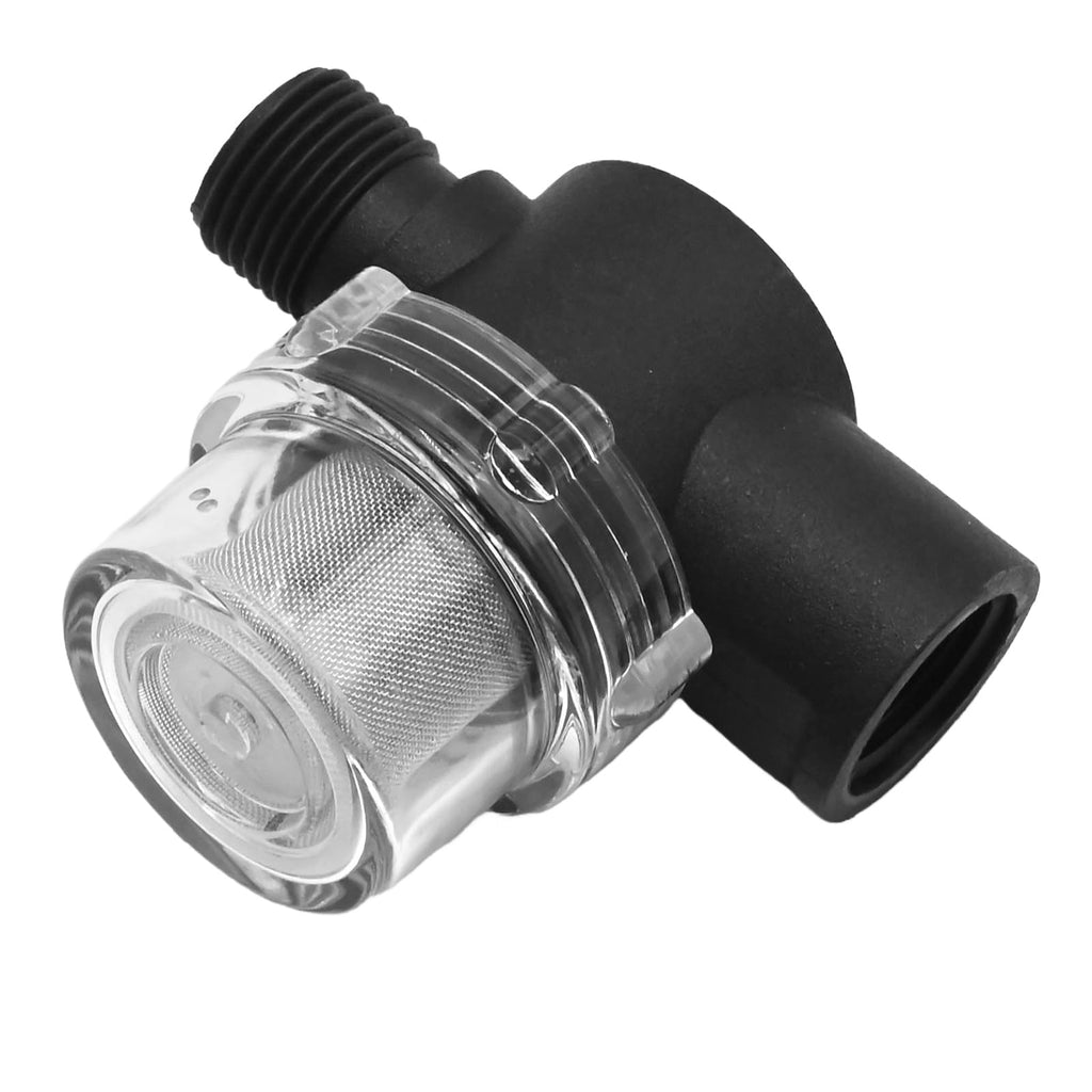 CADUFUELLY Water Pump Strainer Filter, RV Replacement 1/2 inch Twist-On Pipe Strainer with Pump Strainer Replacement for WFCO and Shurflo Pumps (2 PCS, 80 Mesh)