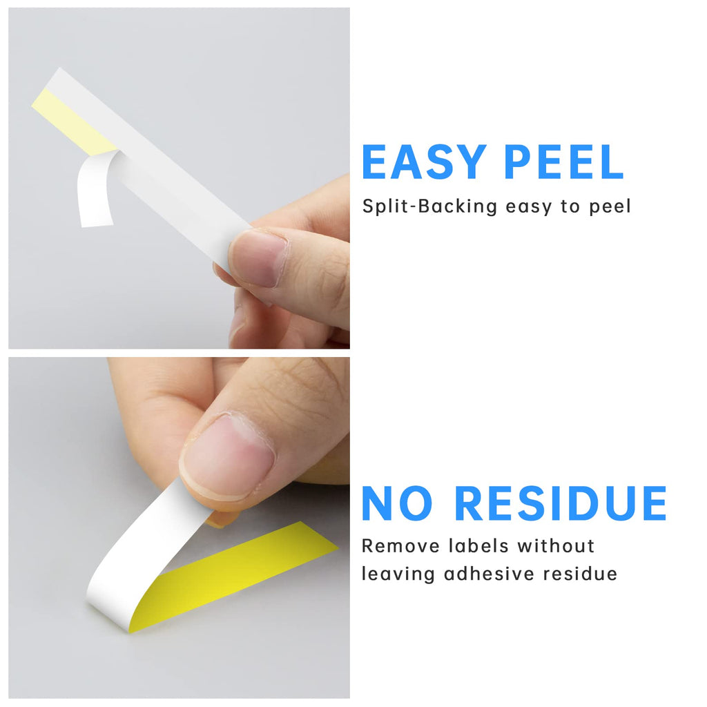 Unismar Compatible Label Tape Replacement for Brother TZe-631 TZe631 TZ631 for PT-D200 PT-D210 PT-D600 PT-D400 PT-H100 PT-H110 PT-1280 Label Maker, 1/2 inch x 26.2 feet, Black on Yellow, 5-Pack