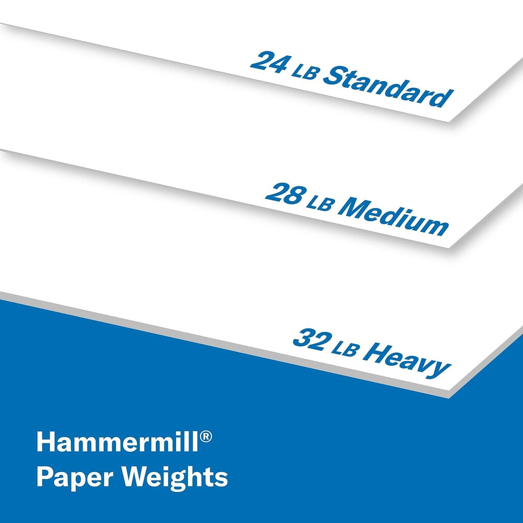 Hammermill Printer Paper, Laser Print Copy Paper, 32lb, 8.5 x 11, Letter, 98 Bright - 1 Pack / 500 Sheets (104646R)