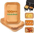 Ninja Dual Air Fryer Parchment Paper Liners - Disposable Airfryer Liner Accessories for Ninja Foodi Dual Air Fryer DZ201/DZ401
