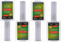 CHUANGSEED 4-Pack Industrial Mini Clear Stretch Wrap Film 80 Gauge 5.1" 1000ft for Pallet Wrap, Durable Self-Adhering Packing, Moving, Packaging, Heavy Duty Shrink Film