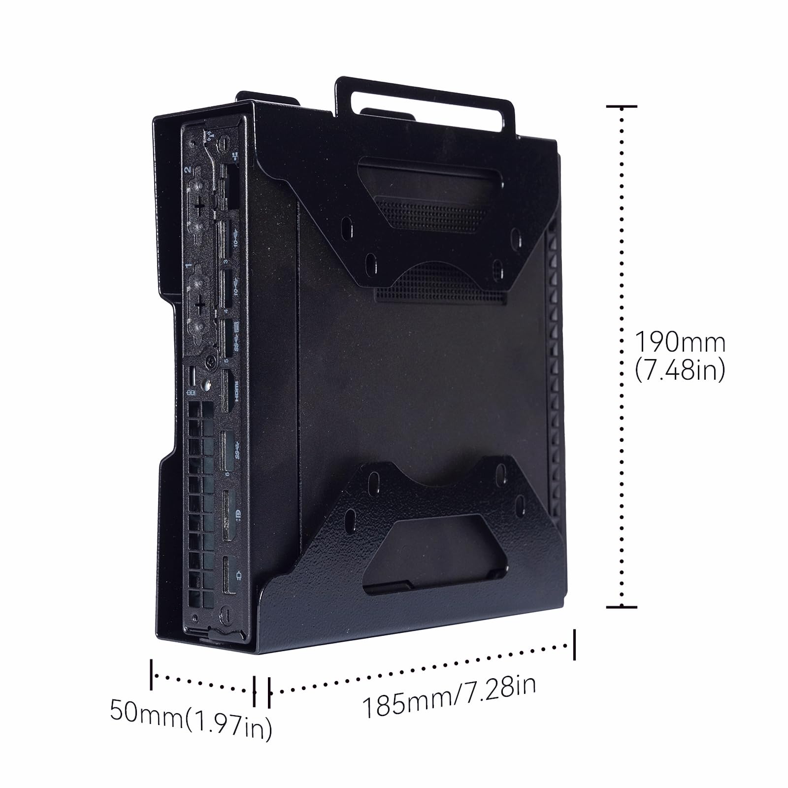 Fbyuitap Mini PC Mount Compatible with Lenovo Thinkcentre Tiny M90q Gen3, M90q Gen 2,M80q Gen3, M75q Gen2,M70q Gen 2, M70q VESA Mount Adapter Wall and Under Desk