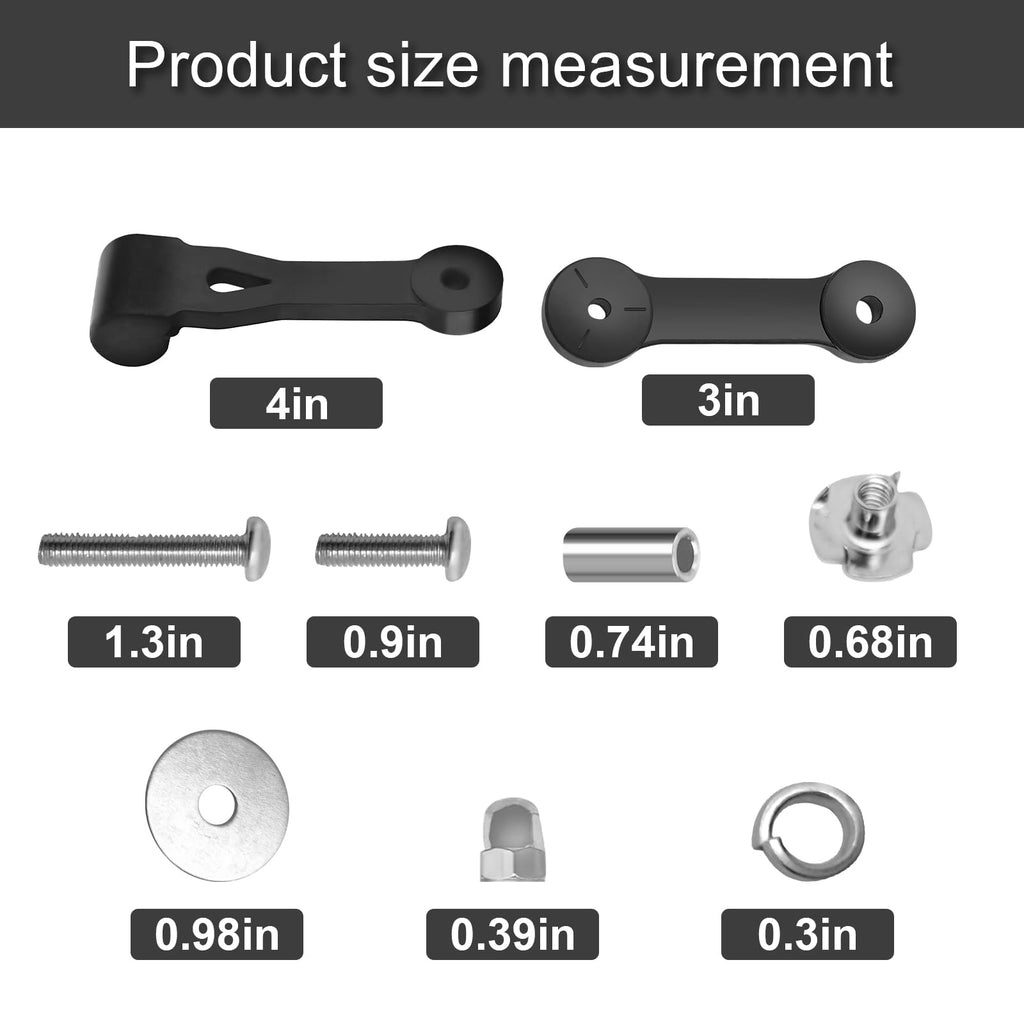 42-555 Latch Assemblies with Hook for for Husqvarna Poulan 532160793 160793 723-0383 Craftsman 109808X 532109808X 160793,