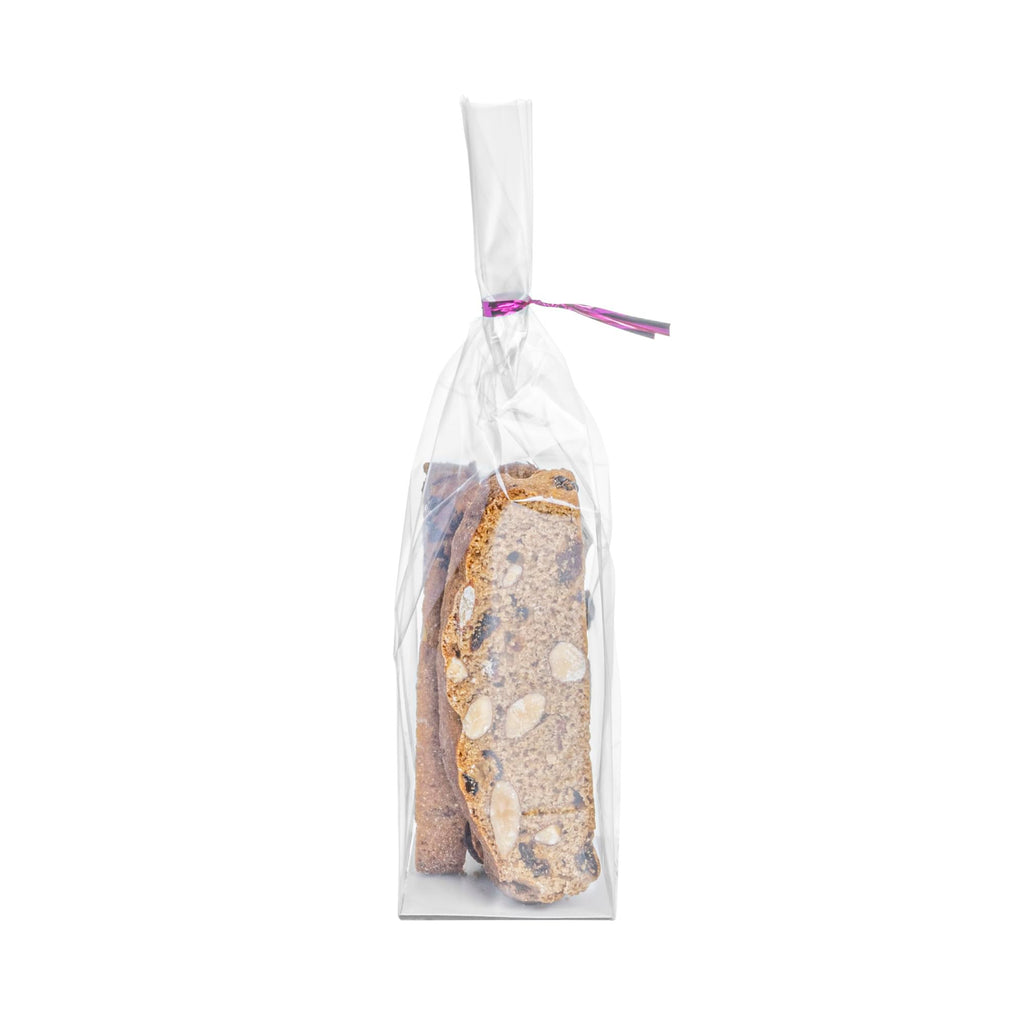 Restaurantware Plastic Treat Bags 100 Count 2 x 2 x 8.25 Inches Heat-Sealable Goodie Packaging Flat Bottom Design Clear