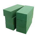 Worown 6 Pack Floral Foam Blocks, Green Foam for Flower Arrangements, Flower Foam Blocks for Wedding, Showroom and Garden Decorations (9 x 4 x 3 Inch)