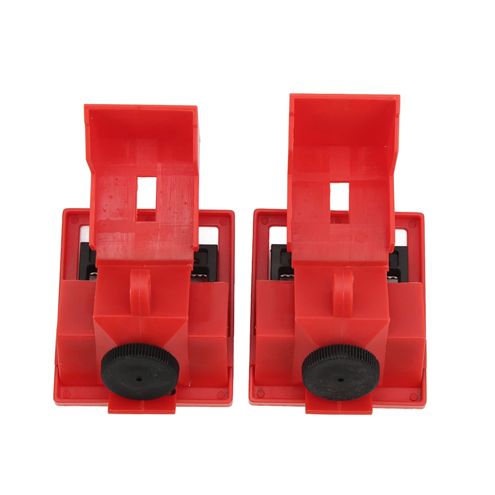 10PCS Circuit Breaker Lockout Device Clamp On Power Switch Lock Engineering Plastic Single Pole Breaker Lock Out Device for Less 16.5mm Handle