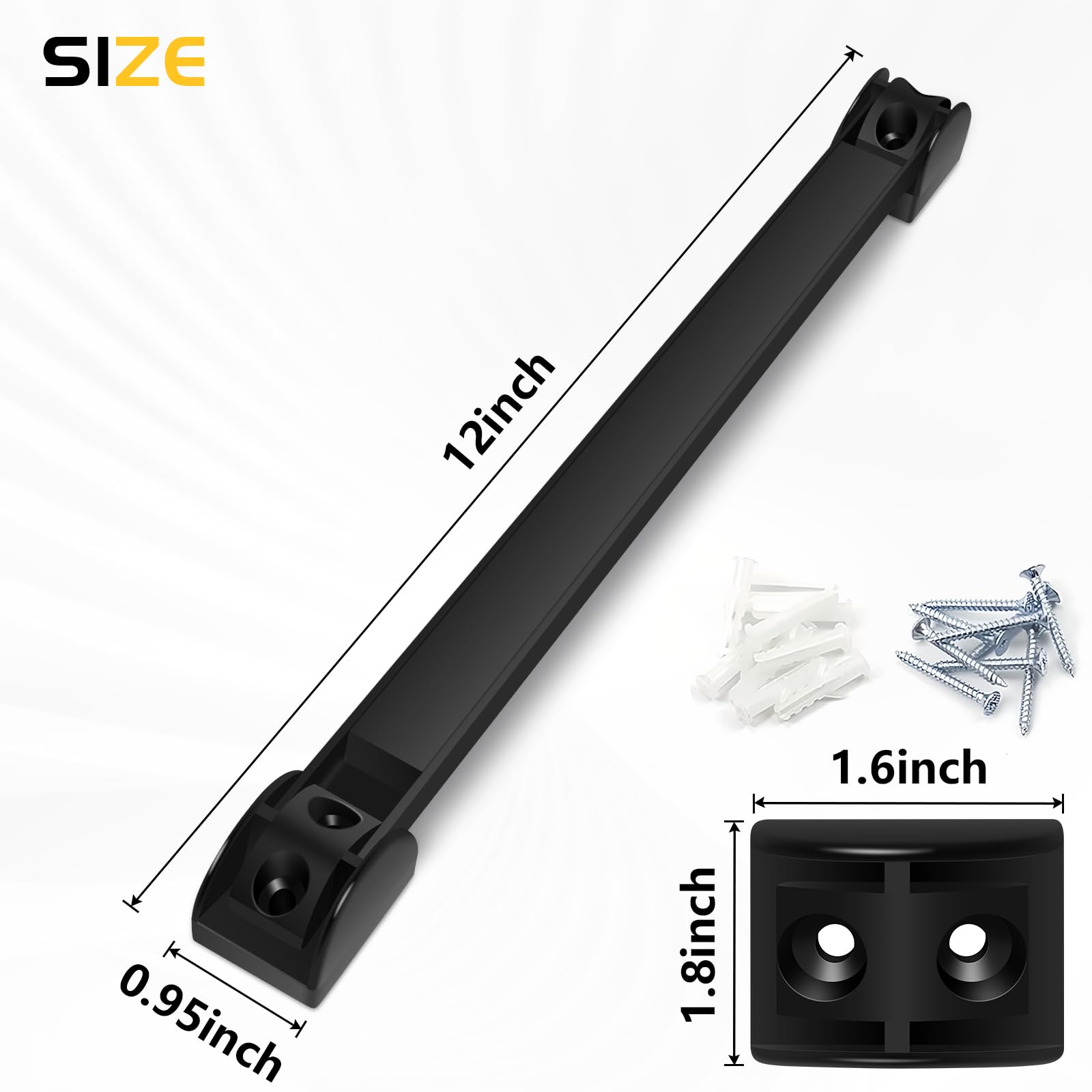 DGSL Magnetic Tool Holder Strip 5 Pack, 12 In Heavy Duty Tool Organizer Magnetic Strip, Tool Magnet Bar For Garage Tool Organization