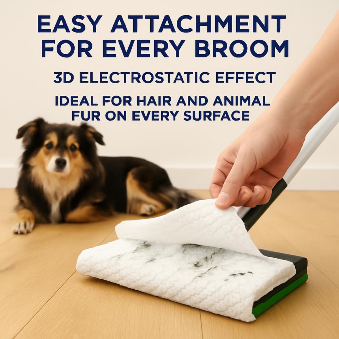 Egidna Dust Trapper Cloths, 30 Pieces - Pet Heavy Duty Multi-Surface Cloth Refills for Floor Sweeping and Cleaning