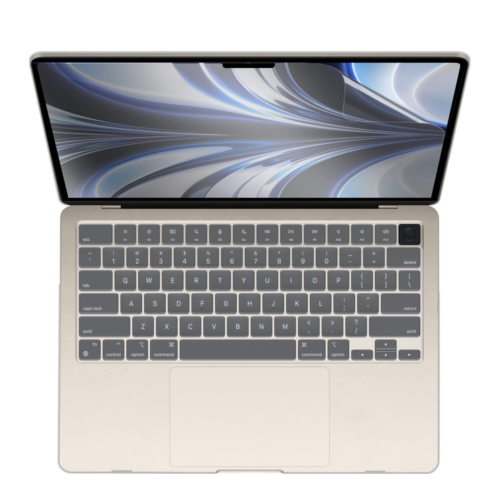 IBENZER Compatible with 2025 2024 2023 MacBook Air 15 inch Case M4 A3241 M3 A3114 M2 A2941, Hard Shell Case & Keyboard Cover & Type-C Adapter for Mac Air 15.3", Crystal Clear, CA-AT15-CYCL+1TC