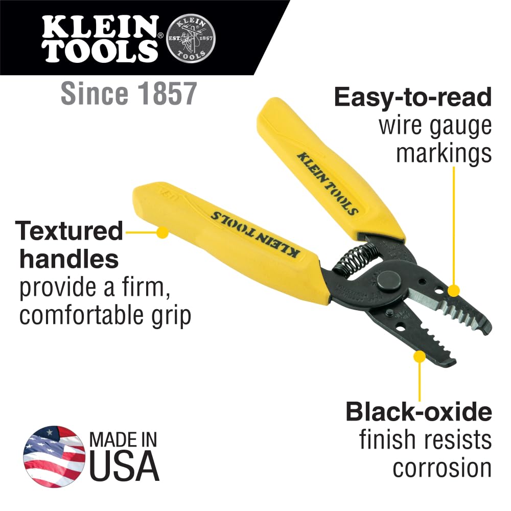 Klein Tools 11045 Wire Stripper/Cutter (10-18 AWG Solid)
