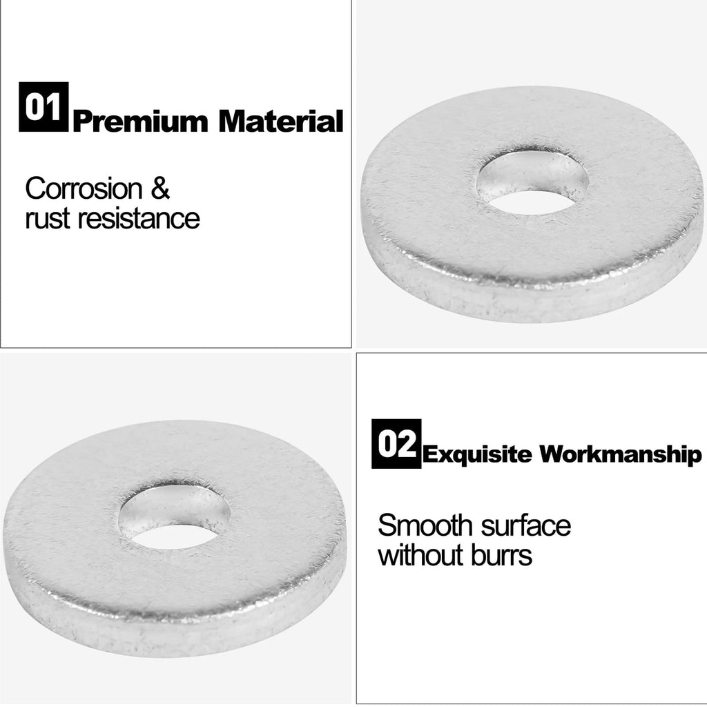Aluminum Backup POP Rivet Washers for 3/16" Diameter Rivets,Aluminum Back Up Washer, Pack of 300