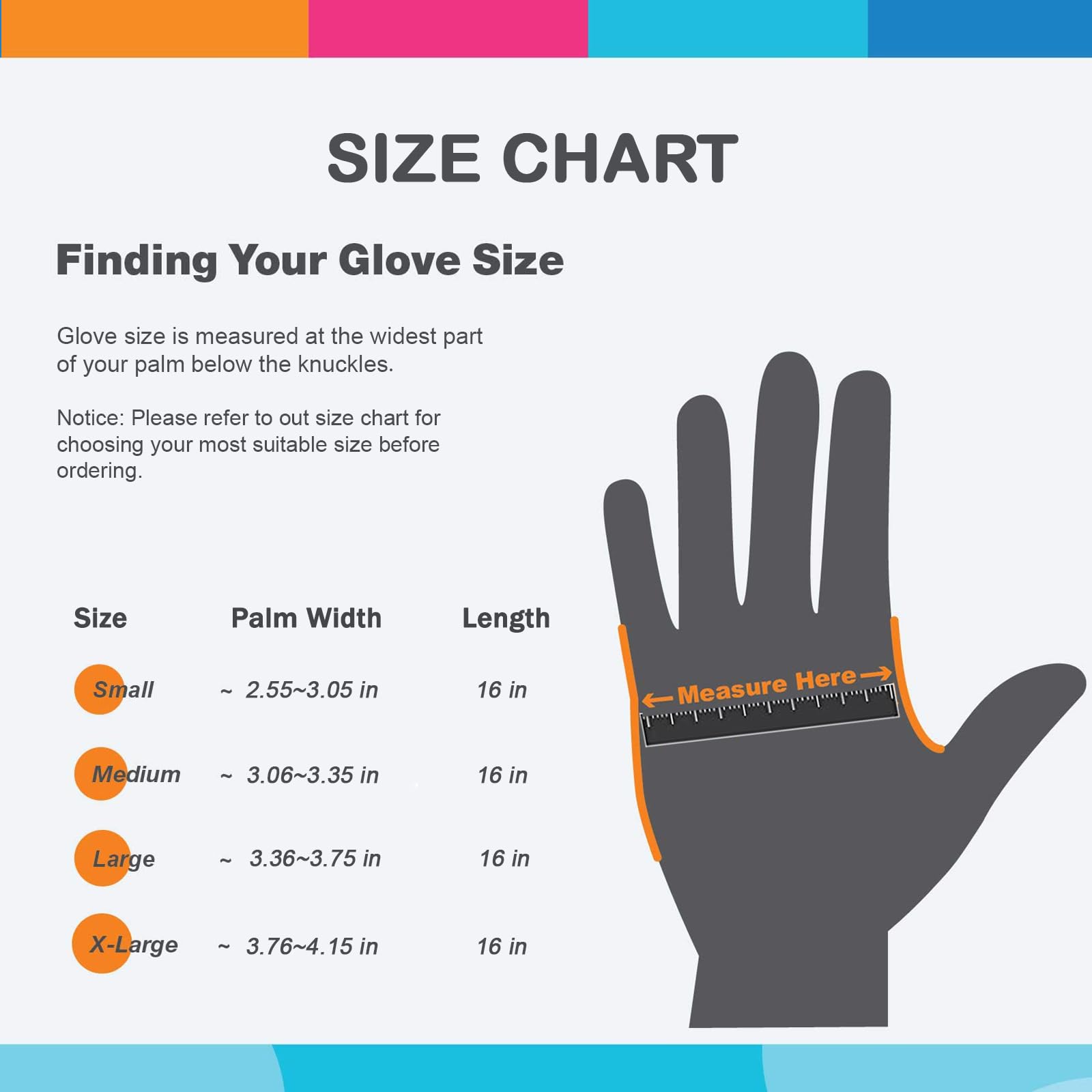 Bamllum 3 Pairs Rubber Cleaning Gloves for Dishwashing, Household Kitchen Dish Washing Gloves with Flocked Cotton Liner, Long Cuff 16", Reusable, Non-Slip (Medium)