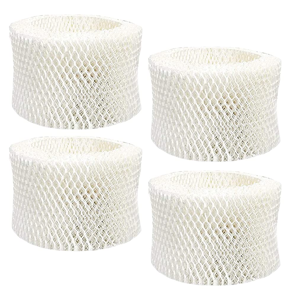 4 Pack Humidifier Wicking White Filter Compatible with Honeywell HCM350 HAC-504 HAC-504AW HAC504V1 Filter Replacement for Honeywell Filter HCM 350 Cool Mist Humidifiers