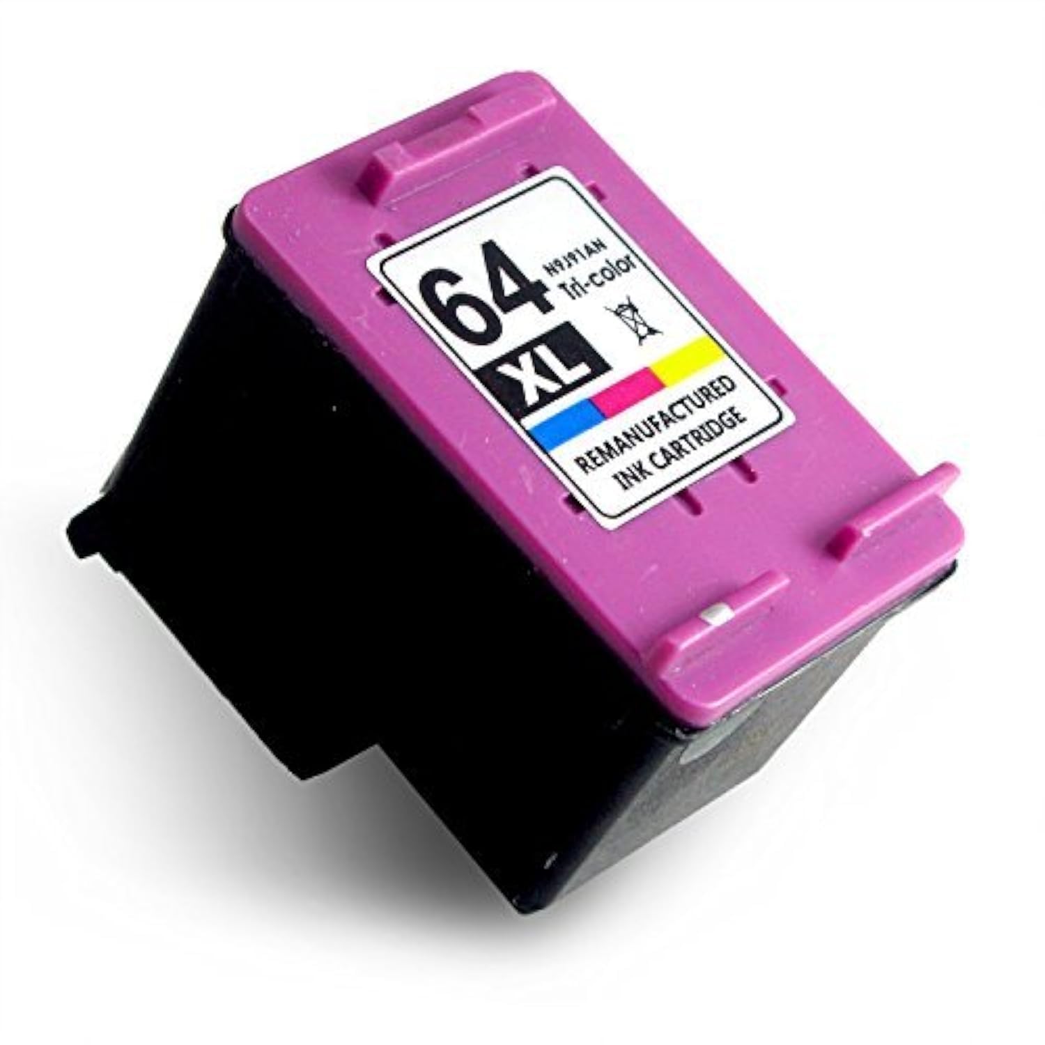 OCProducts Remanufactured Ink Cartridge Replacement for HP 64 64XL Color for Envy Photo 6220 6230 6255 7120 7130 7155 7800 7820 7830 7855 Tango X Printer (1 Color)