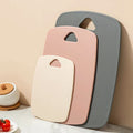Cutting Boards for Kitchen,Plastic Cutting Board Set of 3, Thick Chopping Boards for Meat, Veggies, Fruits, with Easy Grip Handle,Dishwasher Safe (CBPink-CA)