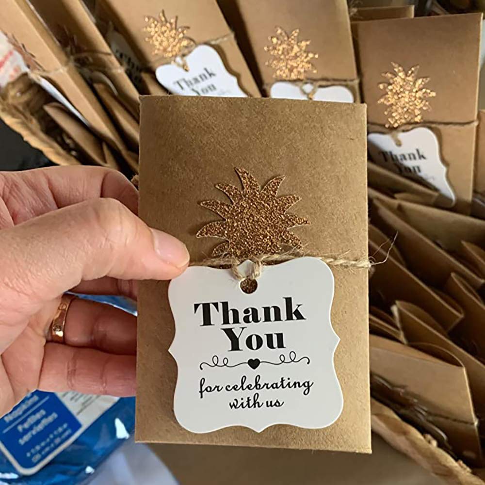 Hedume 200 Pack Gift Card Envelopes, Cute Mini Envelopes, Kraft Small Seed Envelopes with Heart Shaped Clasp for Gift Cards and Business Cards (4.1" x 3")