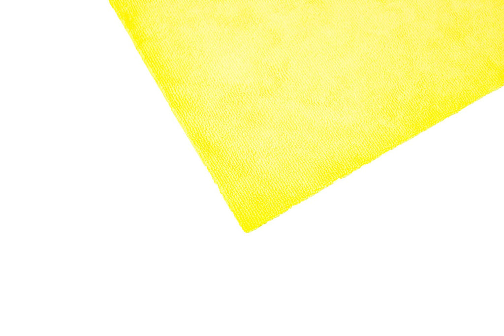 The Rag Company - Edgeless 300 - Microfiber Detailing Towels, Perfect for Removing Polishes, Sealants, and Glaze; Great for Interior Cleaning and Dirty Jobs; 300GSM, 16in x 16in, Yellow (10-Pack)