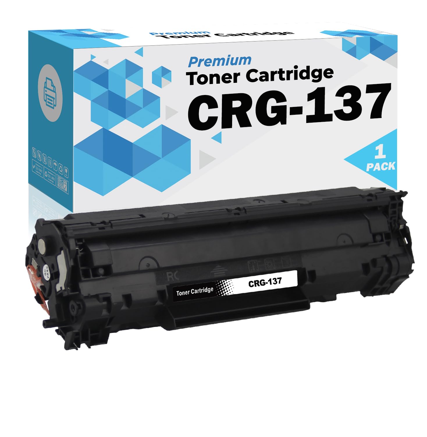 Ultra Toner® Compatible Replacement for Canon 137 Black Toner Cartridge CRG-137 ImageClass D570 LBP151dw MF210 MF212w MF216n MF217w MF227dw MF229dw MF232w MF236N MF240 MF244dw MF247dw MF249dw (1 PACK)