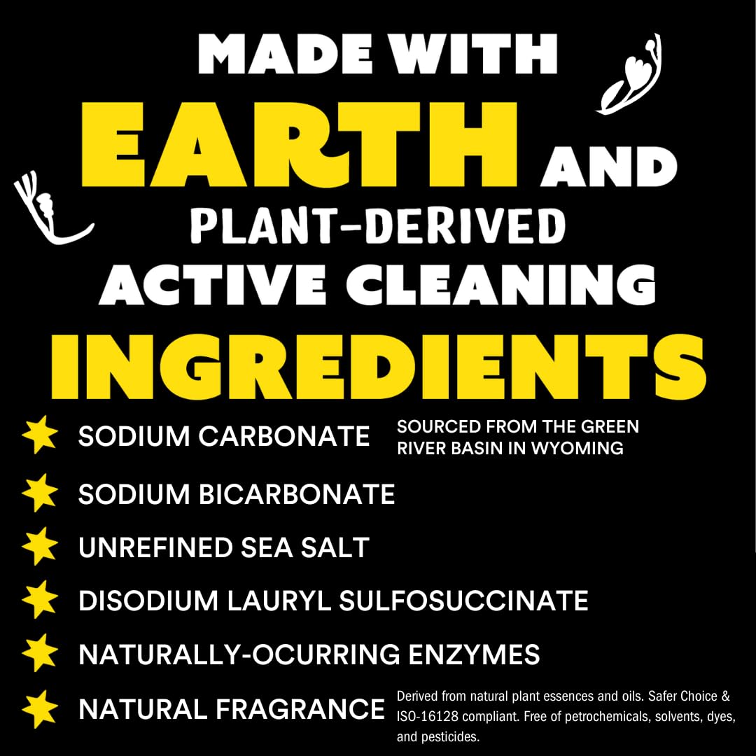 Molly's Suds Super Powder Detergent | Natural Extra Strength Laundry Soap, Stain Fighting & Safe for Sensitive Skin | Earth Derived Ingredients | Lavender Scented, 60 Loads
