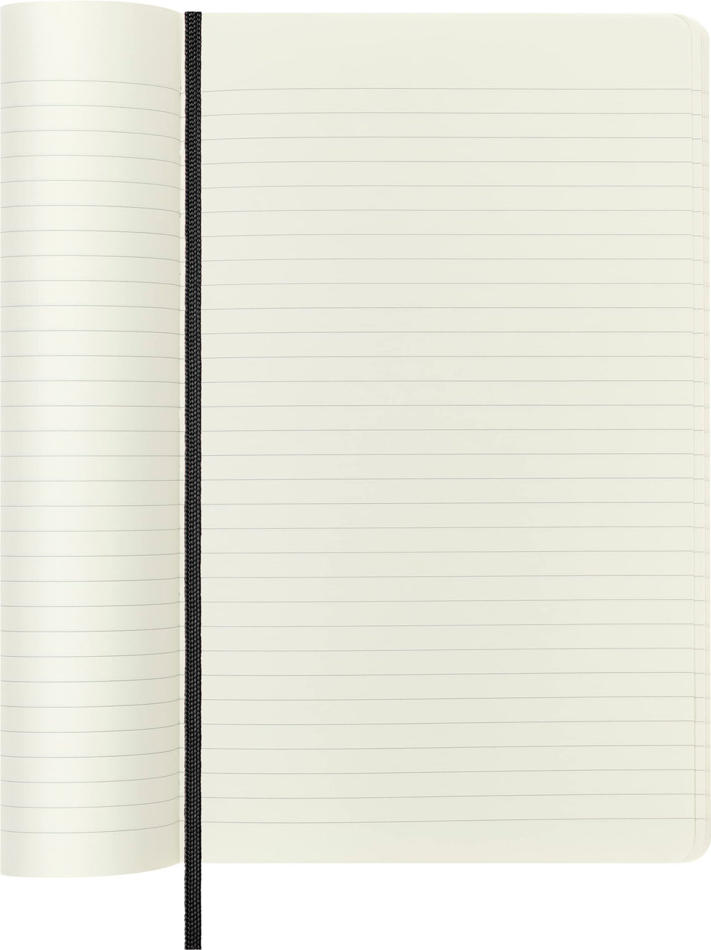 Moleskine Classic Notebook, Soft Cover, Large (5" x 8.25") Ruled/Lined, Black, 240 Pages