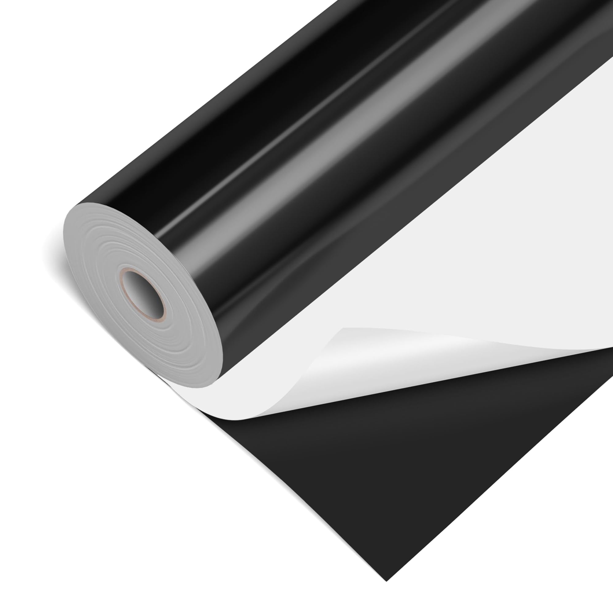 Likcut Permanent Vinyl 12" x 50ft, Glossy Black Adhesive Vinyl Roll for Cricut & Silhouette Cameo Cutting Machine, Ideal for Brithday, Party Home Decor, DIY Mug & Ceramic
