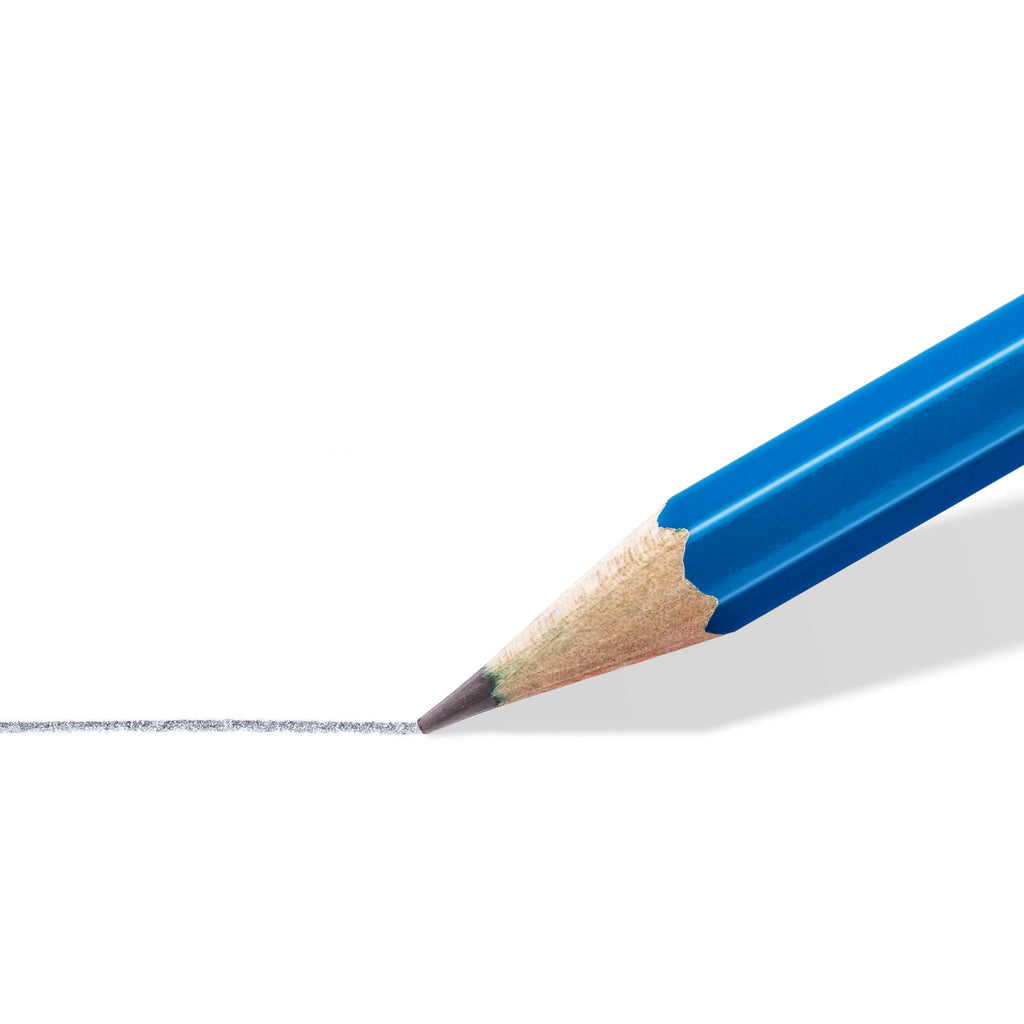 STAEDTLER Mars Lumograph 2B Graphite Art Drawing Pencil, Medium Soft, Break-Resistant Bonded Lead, 12 Pack, 100-2B (100-2B VE)