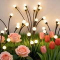 Solar Swaying Lights Outdoor(4-Pack,32 LED) Waterproof Garden Firefly Lights Yard Lawn Pathway Decoration Lighting for Yard Lawn Pathway Flower Decor Gifts for Women Mother's Day