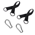 Short Straps Tree Swing Strap Hanging Kit,Hammock Straps 2 Pcs 9.84inches with Heavy Duty Safety Lock Carabiner Hooks for Swing Hammocks Yoga Seat Sandbags Gym Equipment Pulley System