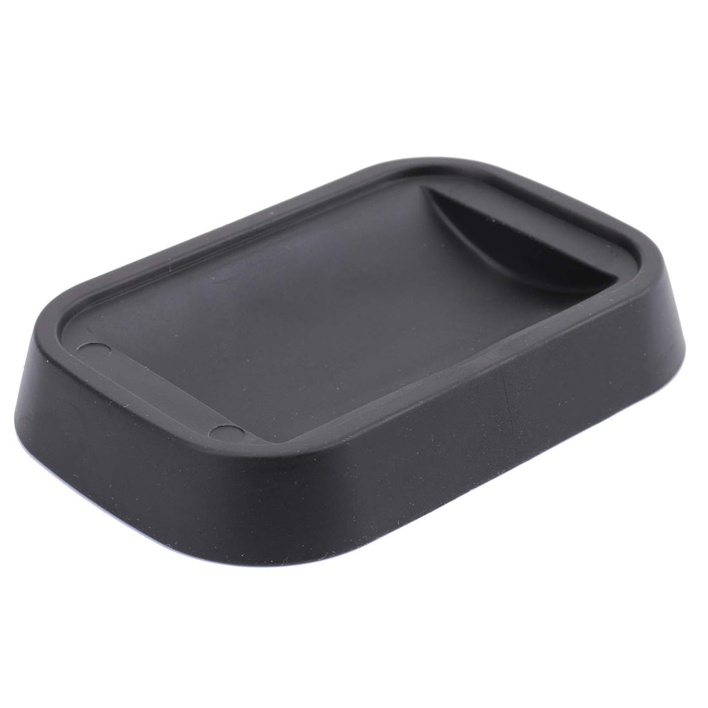 Yopay 8 Pack Bed Stopper Furniture Caster Cups, Rubber Furniture Wheel Stopper Fits to Most Wheels of Sofas, Beds, Chairs, Carpet or Durable Hard Floors, Black, Rectangular, 3'' X 2''
