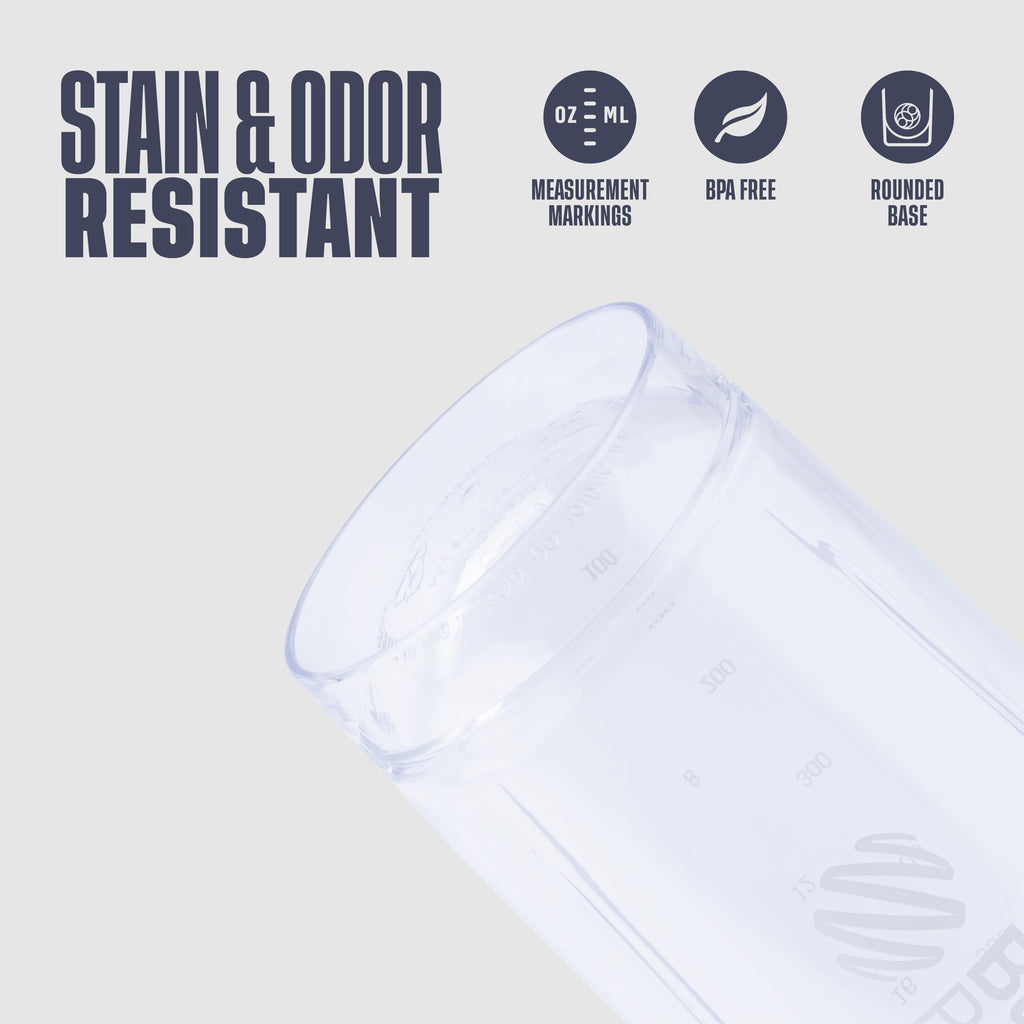BlenderBottle Strada Shaker Cup Perfect for Protein Shakes and Pre Workout, 28-Ounce, White