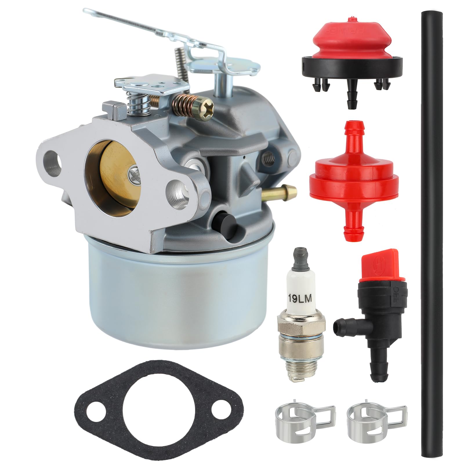 640084B Carburetor with Gasket Kit Compatible with Tecumseh 5HP 4HP HS50 HSK40 HSSK40 HSK50 HSSK50 Snowblower 632107A 640084A