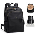 Stylish Laptop Backpack for Women Computer Bag Fits 14 Inch Notebook Travel College Work Backpacks Purse (Black)