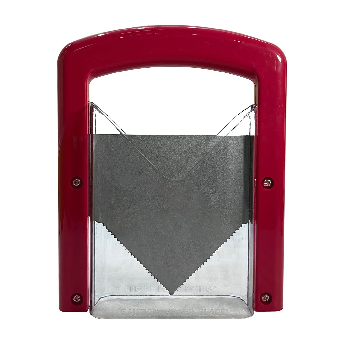 Red Bagel Slicer for Home, Bagel Cutter Stainless Steel