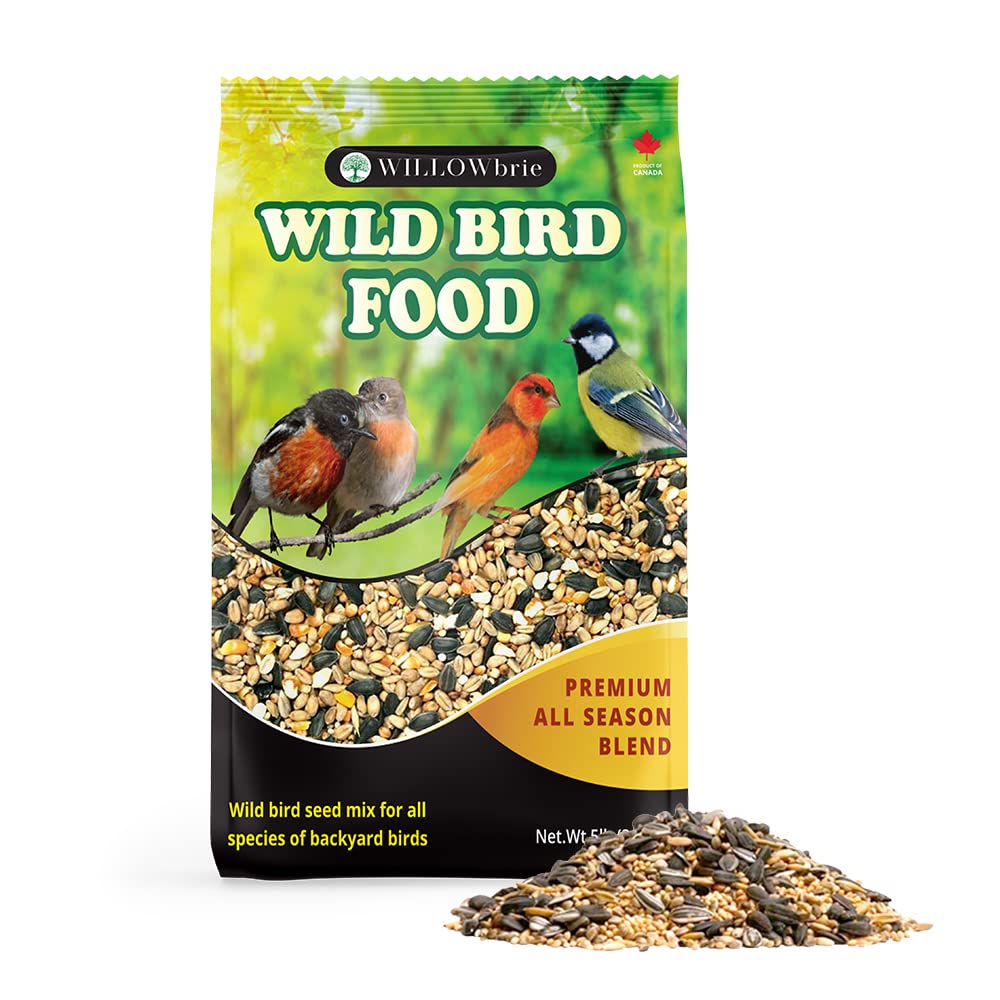 Premium Wild Bird Seed | Willowbrie Bird Seed | Birdseed for Outdoor Feeders | Wild Bird Food | Wild Bird Feed | 5lb Bag