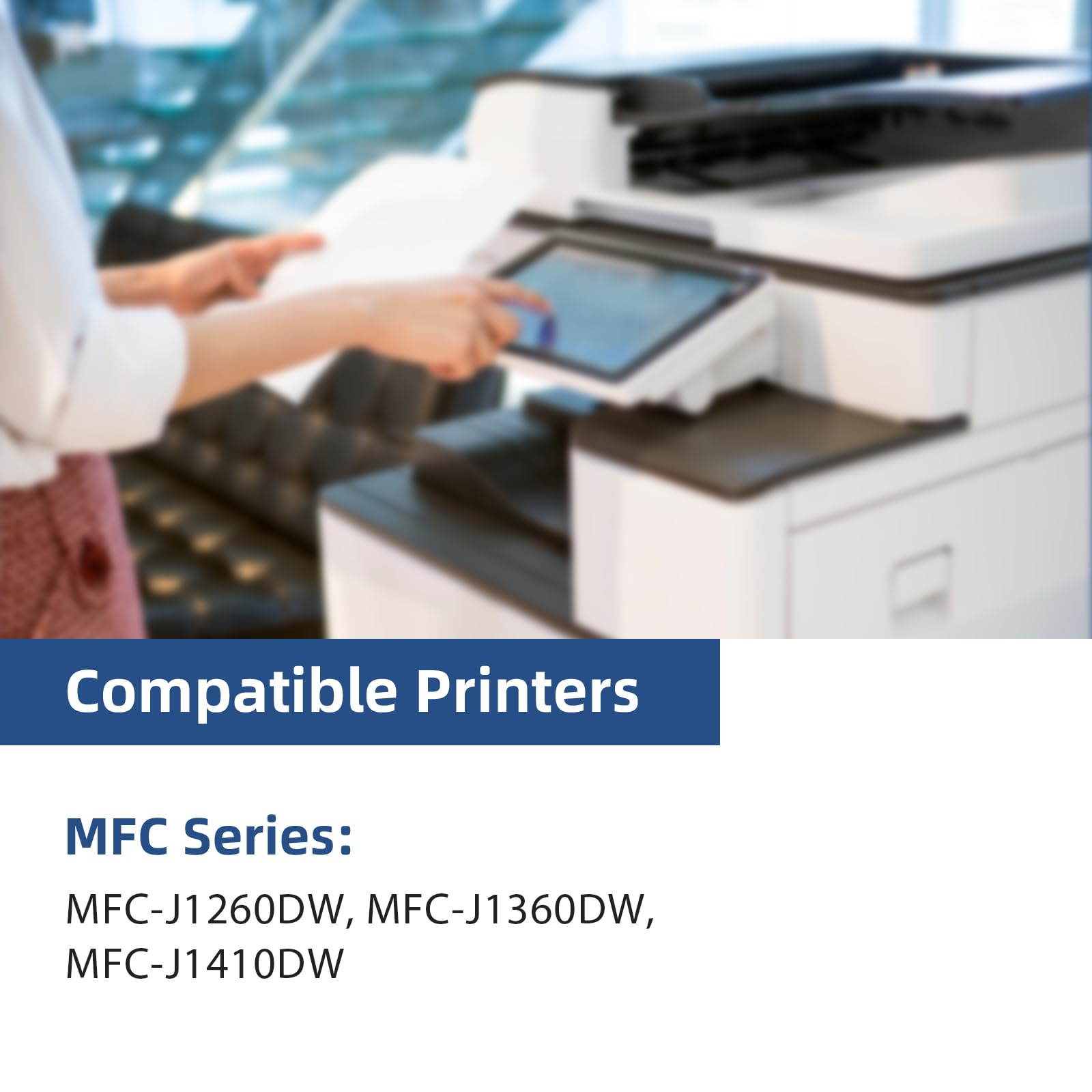 LC501 Ink 2 Black LC501 Ink Cartridges Compatible with Brother LC501 LC501XL Ink Cartridges Work with MFC-J1410DW MFC-J1260DW MFC-J1360DW Printers LC501bk 2 Pack