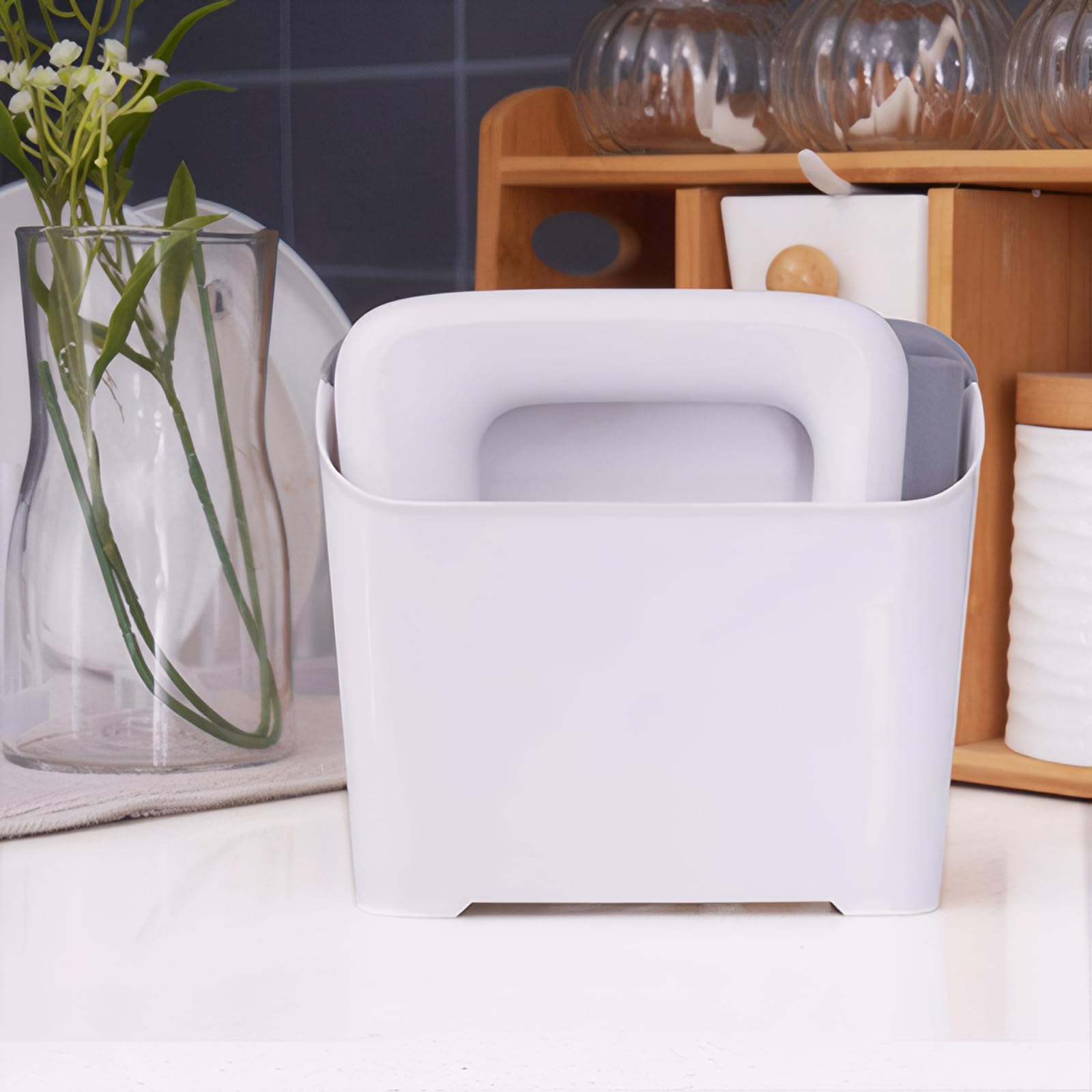 Mini Dustpan and Brush Sets Broom Perfect Fit Portable Handheld for Keyboard Bedroom Bathroom Kitchen Counter Camping Tent BBQ Table